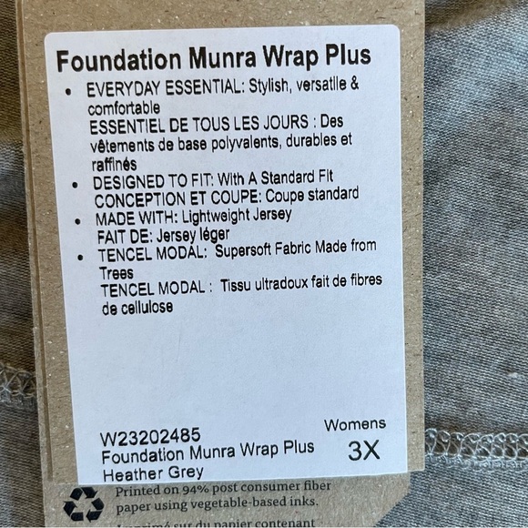 PrAna Plus Size Foundation Munra Wrap - Picture 10 of 16
